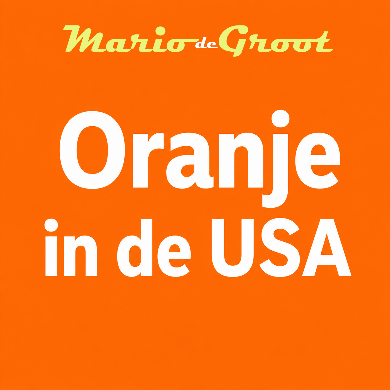 Oranje in de USA